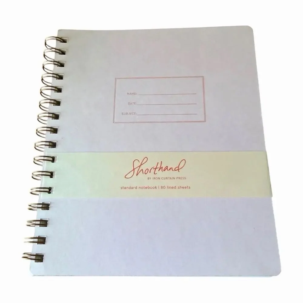 Shorthand by Iron Curtain Press Notebook Task Pad Set Modern Stationery Unused